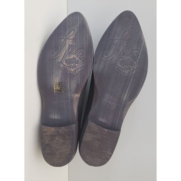 Free People Royale Flats Cutout Leather Pointed Toe Black Size 37 - Picture 5 of 5